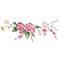 Rose Spray Wall Stencil Border | 057 by Designer Stencils | Floral Stencils | Reusable Art Craft Stencils for Painting on Walls, Canvas, Wood | Reusable Plastic Paint Stencil for Home Makeover | Easy to Use &#x26; Clean Art Stencil